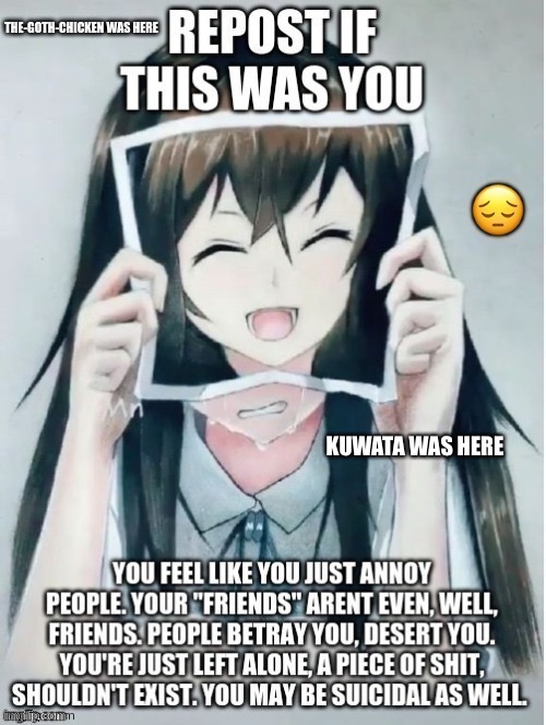 KUWATA WAS HERE | made w/ Imgflip meme maker