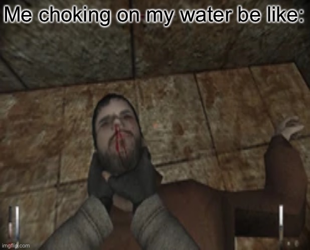 Yes this is cry of fear | Me choking on my water be like: | image tagged in cry of fear | made w/ Imgflip meme maker