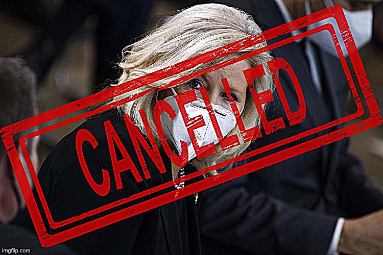 Oh the irony - oh the absolute irony of right-wing cancel culture | image tagged in liz cheney cancelled | made w/ Imgflip meme maker