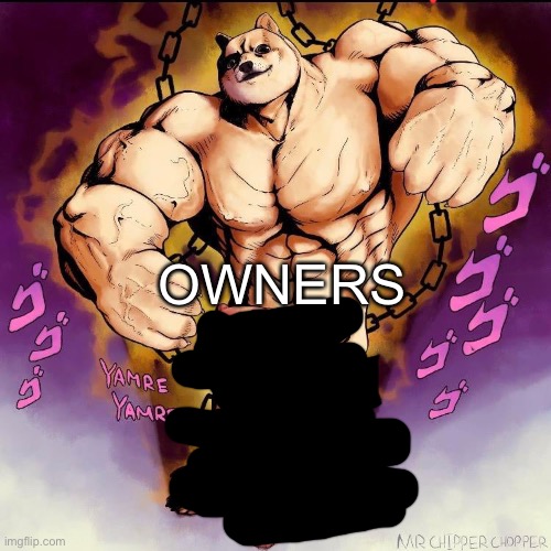 JoJo Doge | OWNERS | image tagged in jojo doge | made w/ Imgflip meme maker