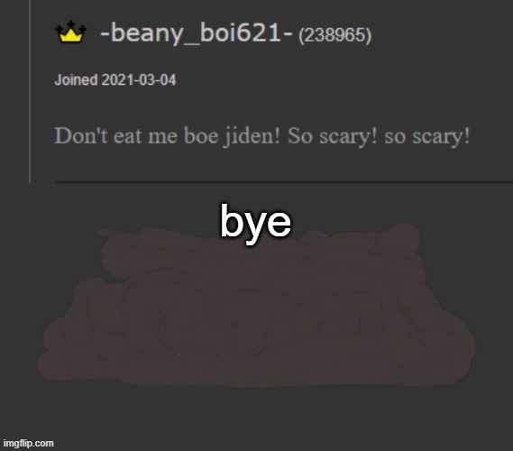 bye | bye | image tagged in bye | made w/ Imgflip meme maker