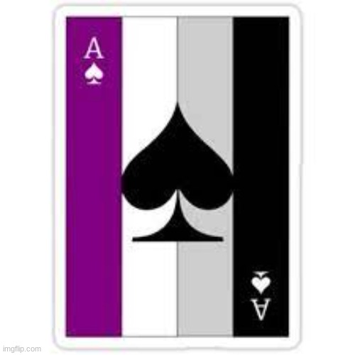 Asexual Card | image tagged in asexual card | made w/ Imgflip meme maker