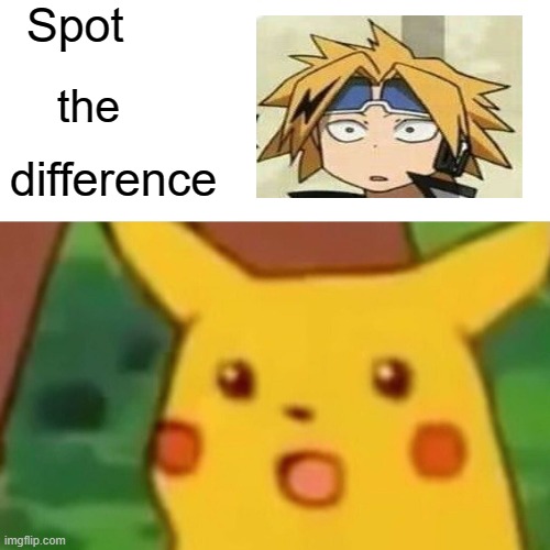 I'm waiting | Spot; the; difference | image tagged in memes,surprised pikachu | made w/ Imgflip meme maker