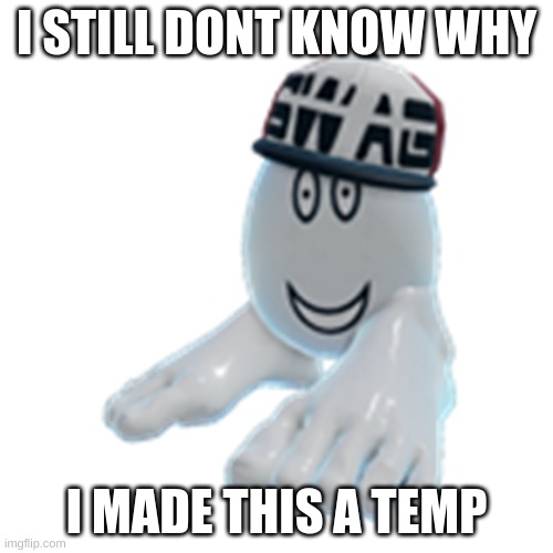 . | I STILL DONT KNOW WHY; I MADE THIS A TEMP | made w/ Imgflip meme maker