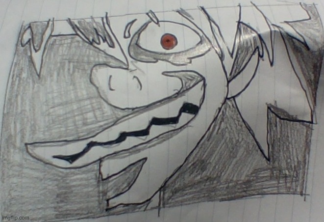 Drawing of Evan from Soul Eater | made w/ Imgflip meme maker