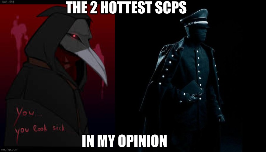 Scp 049 and Scp 1678-A | THE 2 HOTTEST SCPS; IN MY OPINION | made w/ Imgflip meme maker