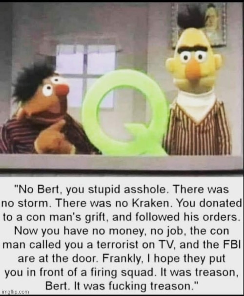 Ernie is being unnecessarily rude about this, maga | image tagged in bert ernie the big lie,maga,capitol hill,riot,bert and ernie,repost | made w/ Imgflip meme maker
