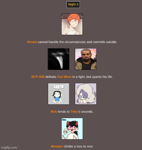 aw man hinata's down | made w/ Imgflip meme maker