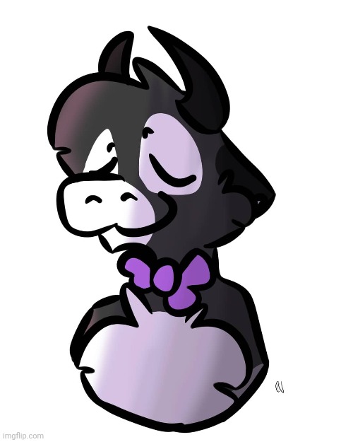 Moo (mod note from beany: awwwwww him is dorable) | made w/ Imgflip meme maker