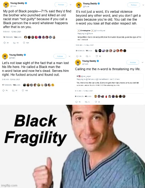 LMAO black fragility on full display | Black Fragility | image tagged in get a load of this simp | made w/ Imgflip meme maker