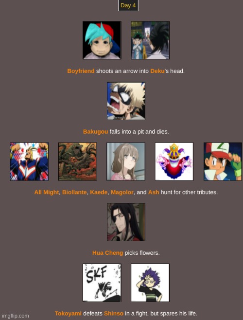 the mha homies are dying and hua cheng has been cheated on... sad times | made w/ Imgflip meme maker