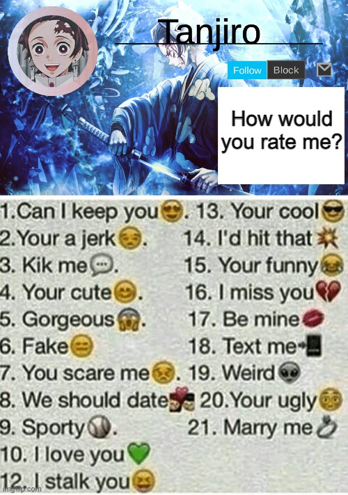 Plz don't chose 12 XD | How would you rate me? | made w/ Imgflip meme maker