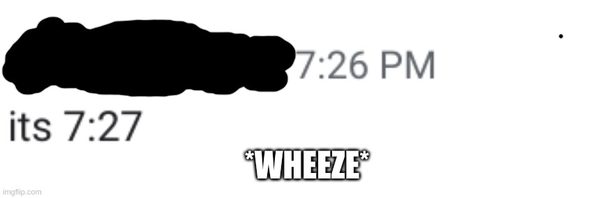 *WHEEZE* | made w/ Imgflip meme maker