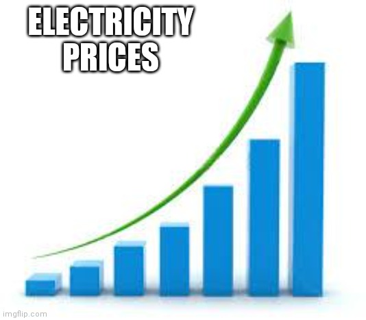 graph | ELECTRICITY PRICES | image tagged in graph | made w/ Imgflip meme maker