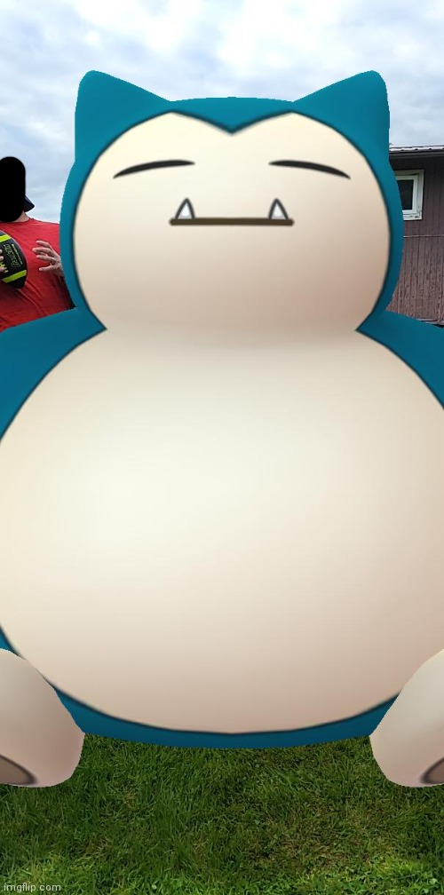 Holy shit this is HUGE | image tagged in snorlax,huge | made w/ Imgflip meme maker