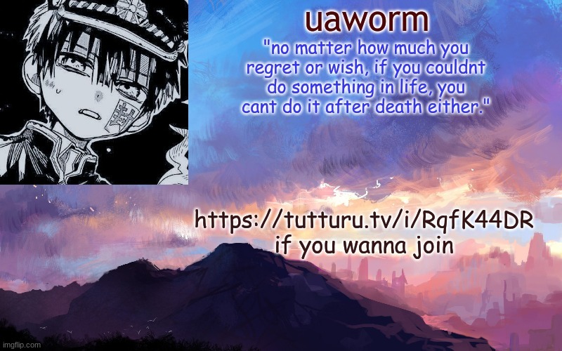 https://tutturu.tv/i/RqfK44DR | https://tutturu.tv/i/RqfK44DR if you wanna join | image tagged in uaworm | made w/ Imgflip meme maker