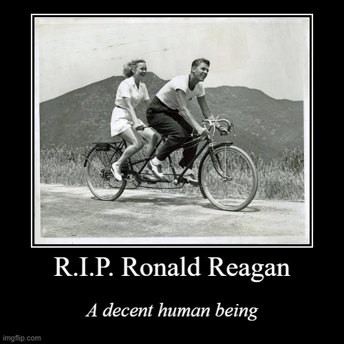 Ronald Reagan a decent human being Blank Meme Template