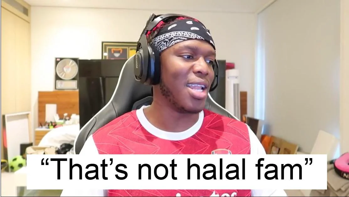 High Quality That's not halal fam Blank Meme Template