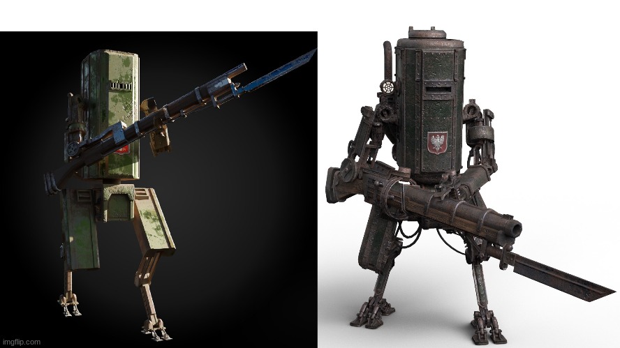 so what mech design do you guys want the T59 (the newest) or the T1 (the oldest) | image tagged in crusader | made w/ Imgflip meme maker