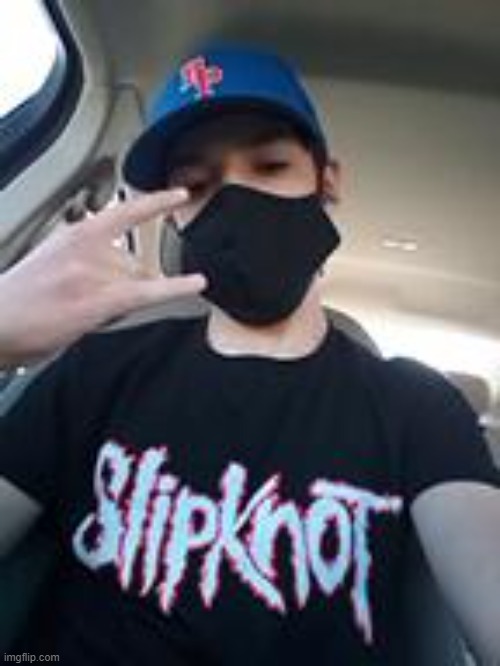 look who finally got a slipknot shirt. (sry for bad quality) | made w/ Imgflip meme maker