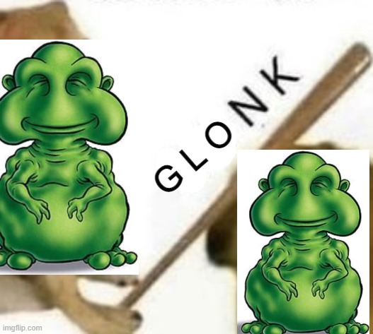 o |  G L O | image tagged in bonk | made w/ Imgflip meme maker