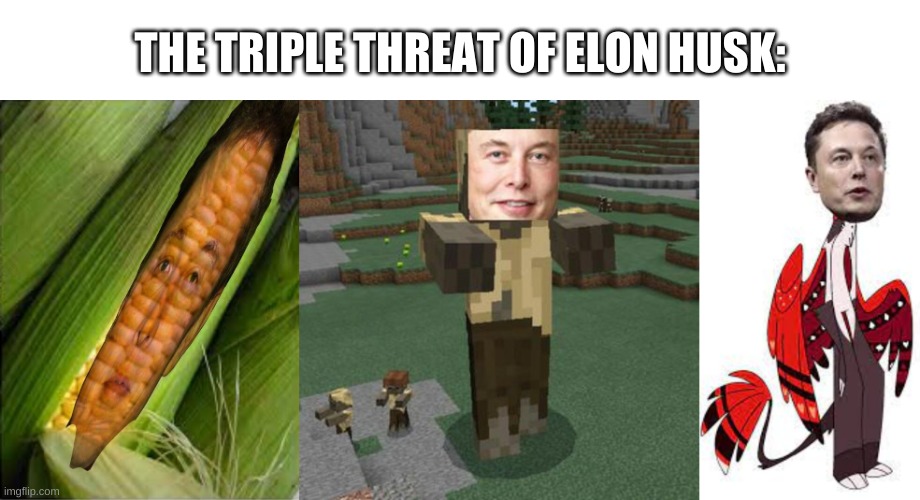 THE TRIPLE THREAT OF ELON HUSK: | made w/ Imgflip meme maker