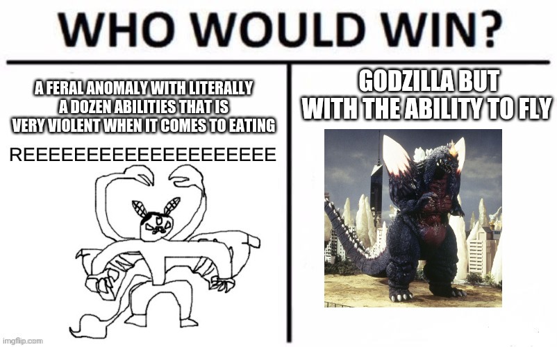 GODZILLA BUT WITH THE ABILITY TO FLY | made w/ Imgflip meme maker