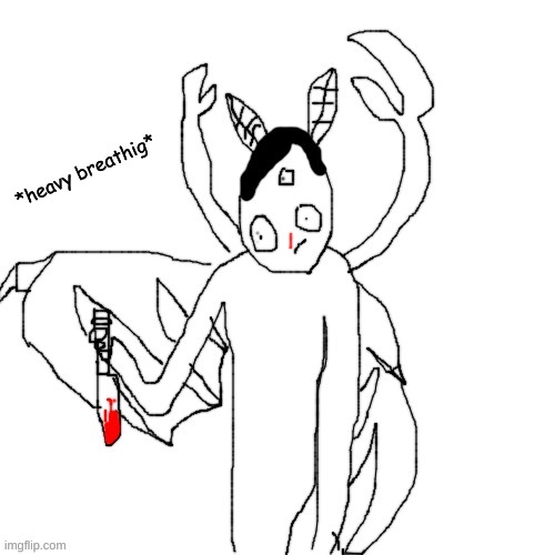 give this context (minus the knife} | *heavy breathig* | made w/ Imgflip meme maker