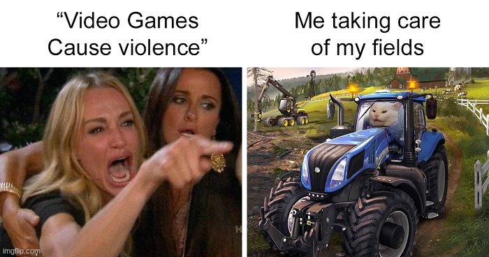 Farm | image tagged in video games,yes,karen,farm | made w/ Imgflip meme maker