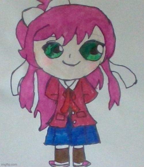 Monika messed up on this so bad | made w/ Imgflip meme maker