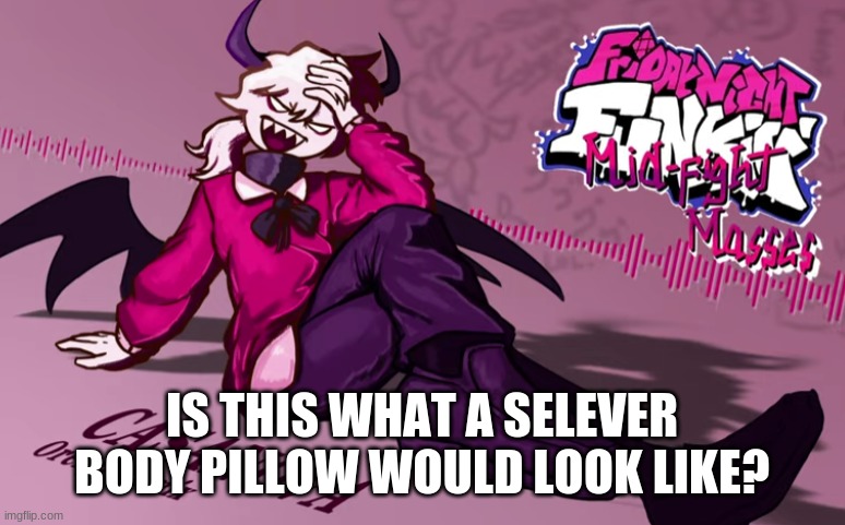 AAAAAAAAAAAAAAAAa | IS THIS WHAT A SELEVER BODY PILLOW WOULD LOOK LIKE? | made w/ Imgflip meme maker