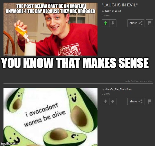 lol | YOU KNOW THAT MAKES SENSE | image tagged in i hate doing this | made w/ Imgflip meme maker