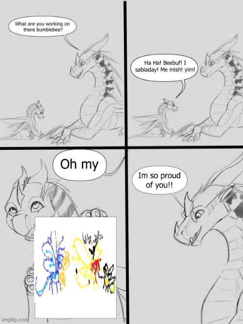 Bad Wasp | image tagged in wings of fire,memes,dragon | made w/ Imgflip meme maker