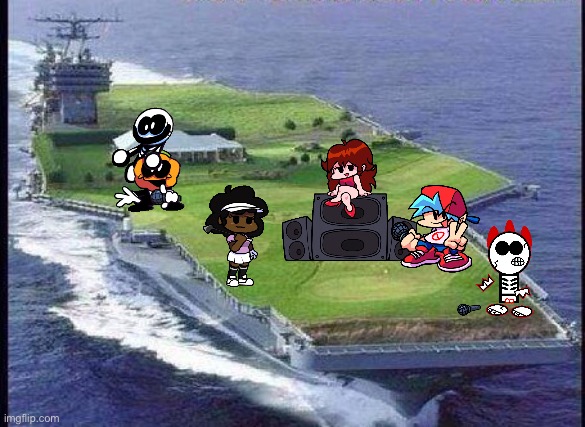 Uss golf course  | image tagged in uss golf course | made w/ Imgflip meme maker