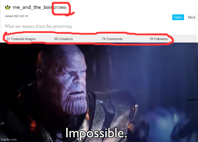HOLY HELL! | image tagged in thanos impossible | made w/ Imgflip meme maker