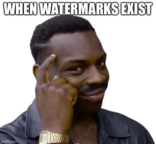 Think Safe PNG | WHEN WATERMARKS EXIST | image tagged in think safe png | made w/ Imgflip meme maker