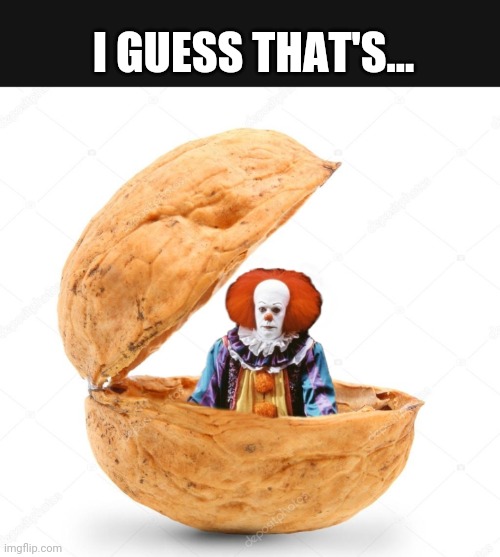 IT in a Nutshell | I GUESS THAT'S... | image tagged in pennywise,in a nutshell,funny,horror,clowns | made w/ Imgflip meme maker
