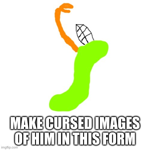 Carlos as a Gummy Worm (i know i forgot his wings and tail} | MAKE CURSED IMAGES OF HIM IN THIS FORM | made w/ Imgflip meme maker