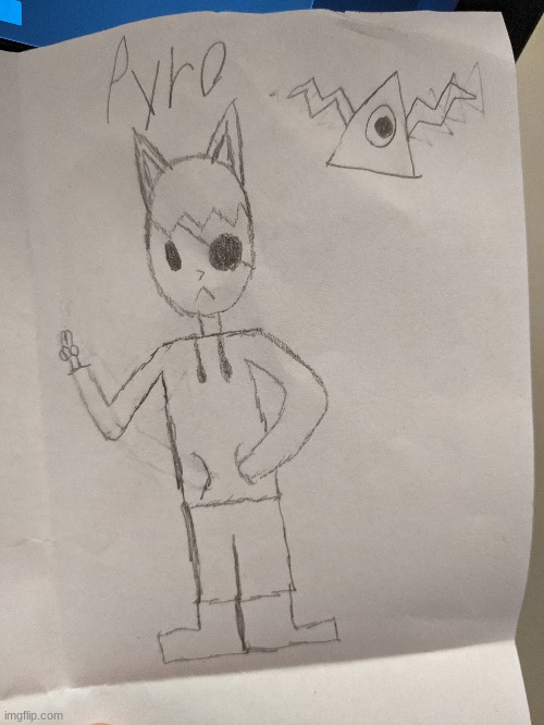 pyro's human form | made w/ Imgflip meme maker