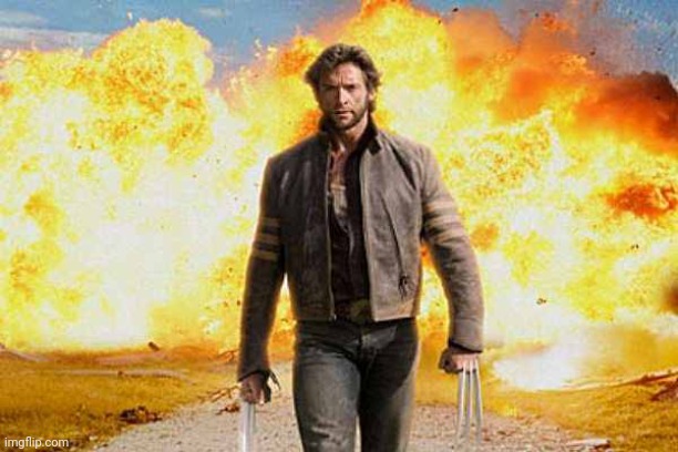 Wolverine walks away | image tagged in wolverine walks away | made w/ Imgflip meme maker