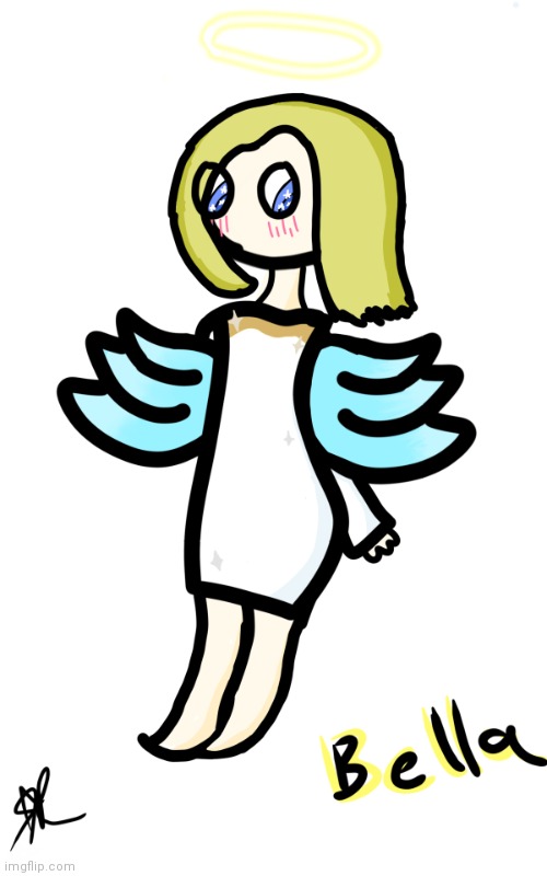 I ACTUALLY DREW SOMETHING GOOD | image tagged in bella nonbinary gummy oc | made w/ Imgflip meme maker