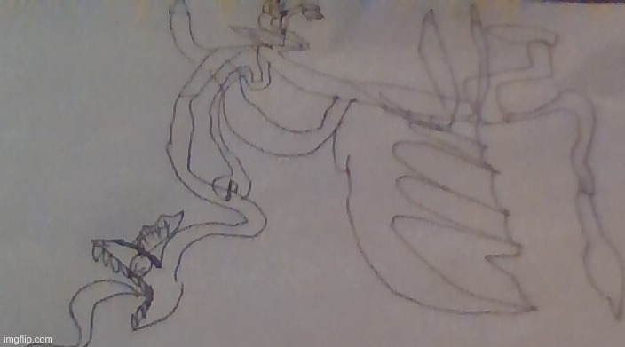 (Badly Drawn} A corrupted form of my main OC. Made this a while ago | made w/ Imgflip meme maker