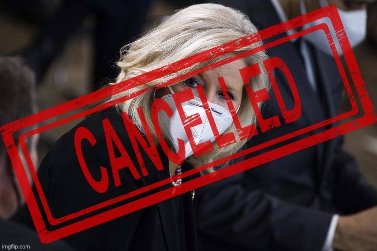Liz Cheney cancelled | image tagged in liz cheney cancelled | made w/ Imgflip meme maker