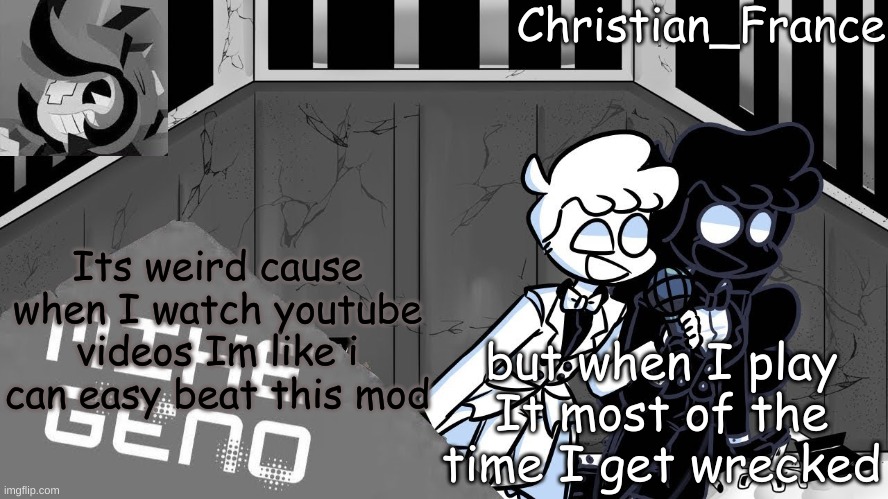 Is it just me or | but when I play It most of the time I get wrecked; Its weird cause when I watch youtube videos Im like i can easy beat this mod | image tagged in im taking about fnf | made w/ Imgflip meme maker