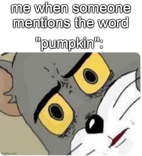 You wouldn't get it. | me when someone mentions the word; "pumpkin": | image tagged in tom and jerry meme | made w/ Imgflip meme maker