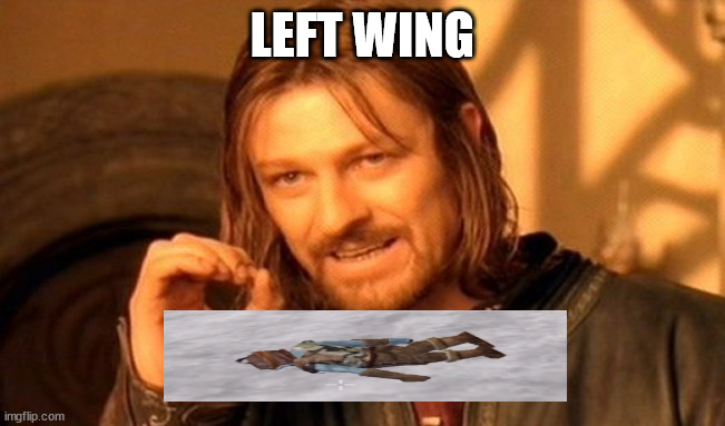 One Does Not Simply | LEFT WING | image tagged in memes,one does not simply | made w/ Imgflip meme maker