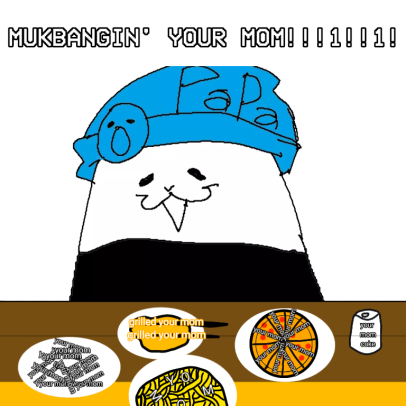 High Quality Mukbangin' Your Mom Blank Meme Template