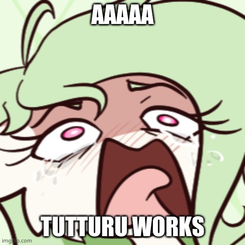 gardevoir screeching | AAAAA; TUTTURU WORKS | image tagged in gardevoir screeching | made w/ Imgflip meme maker