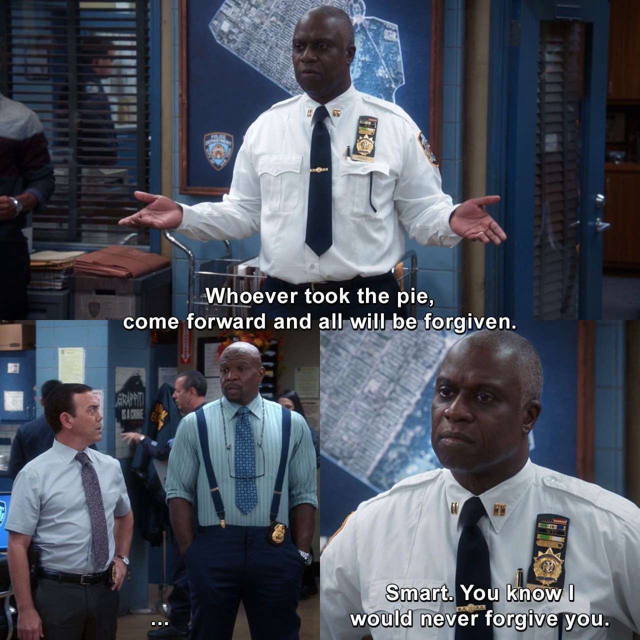 Lying Holt Blank Meme Template