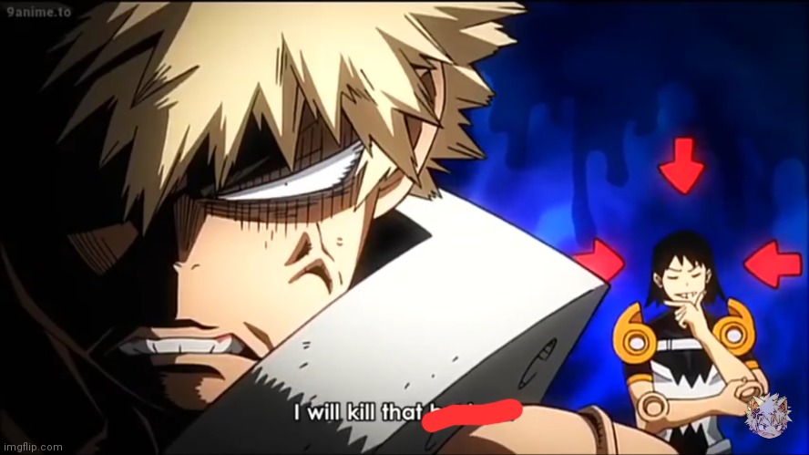 When Bakugo was insulted by Sero | image tagged in my hero academia | made w/ Imgflip meme maker